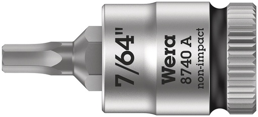 [WER_05003382001] Wera 05003382001 8740 A Zyklop Bit Socket, 1/4" Dr, 7/64" X 28 mm