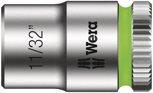 [WER_05003519001] Wera 05003519001 8790 HMA Zyklop 1/4" Socket, 11/32" X 23 mm