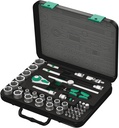 Wera 05003594001 8100 SB 2 Zyklop Speed Ratchet Set, 3/8" Dr, Metric, 43 Pc