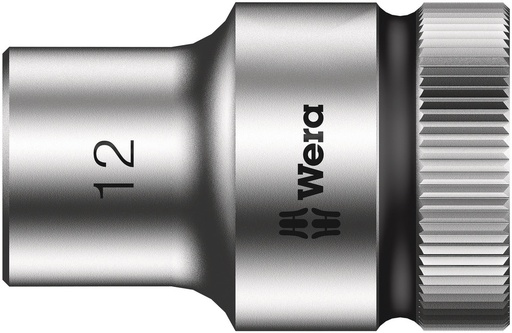 [WER_05003603001] Wera 05003603001 8790 HMC Zyklop Socket With 1/2" Dr, 12 X 37 mm