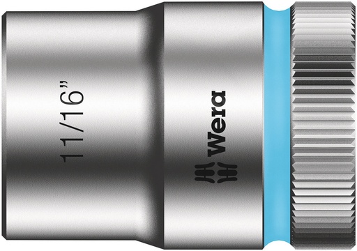 [WER_05003624001] Wera 05003624001 8790 HMC Zyklop Socket With 1/2" Dr, 11/16" X 37 mm