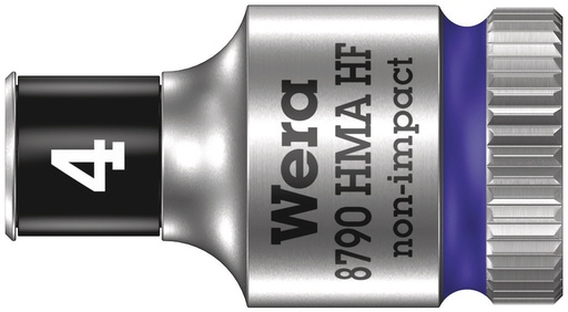 [WER_05003717001] Wera 05003717001 8790 HMA HF Zyklop Socket With 1/4" Dr w/Holding Function, 4 X 23 mm