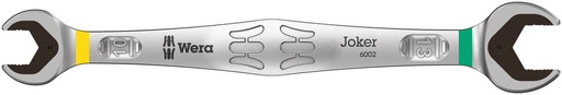 [WER_05003760001] Wera 05003760001 6002 Joker Double Open-Ended Wrenches, 10 X 13 X 167 mm