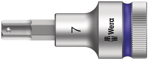 [WER_05003823001] Wera 05003823001 8740 C HF Zyklop Bit Socket With 1/2" Dr w/Holding Function, 7 X 60 mm