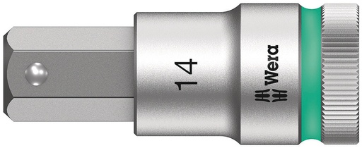 [WER_05003827001] Wera 05003827001 8740 C HF Zyklop Bit Socket With 1/2" Dr w/Holding Function, 14 X 60 mm