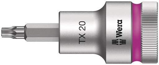 [WER_05003830001] Wera 05003830001 8767 C HF TORX® Zyklop Bit Socket With 1/2" Dr w/Holding Function, TX 20 X 60 mm