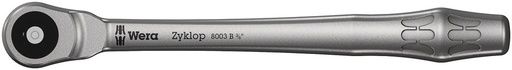 [WER_05004033001] Wera 05004033001 8003 B Zyklop Metal Ratchet With Push-Through Square and 3/8" Dr, 3/8" X 222 mm