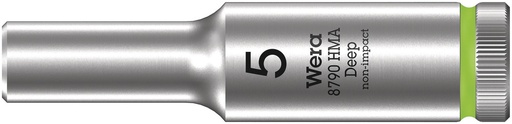 [WER_05004501001] Wera 05004501001 8790 HMA Deep 1/4" Socket, 5 X 50 mm