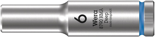 [WER_05004503001] Wera 05004503001 8790 HMA Deep 1/4" Socket, 6 X 50 mm