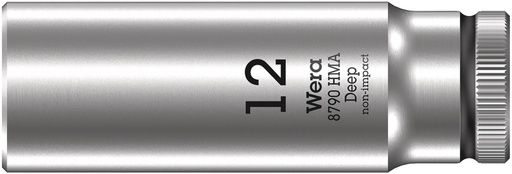[WER_05004509001] Wera 05004509001 8790 HMA Deep 1/4" Socket, 12 X 50 mm