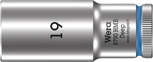 [WER_05004541001] Wera 05004541001 8790 HMB Deep 3/8" Socket, 19 X 64 mm