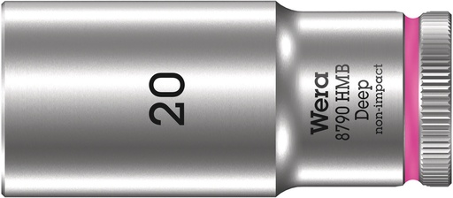 [WER_05004542001] Wera 05004542001 8790 HMB Deep 3/8" Socket, 20 X 64 mm