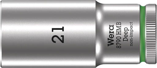 [WER_05004543001] Wera 05004543001 8790 HMB Deep 3/8" Socket, 21 X 64 mm