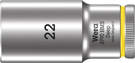 [WER_05004544001] Wera 05004544001 8790 HMB Deep 3/8" Socket, 22 X 64 mm