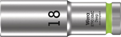 [WER_05004558001] Wera 05004558001 8790 HMC Deep Socket With 1/2" Dr, 18 X 83 mm