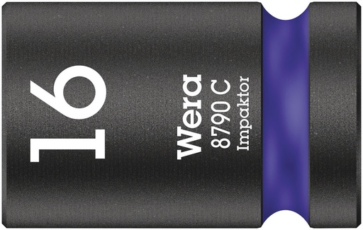 [WER_05004573001] Wera 05004573001 8790 C Impaktor Socket With 1/2" Dr, 16 X 38 mm