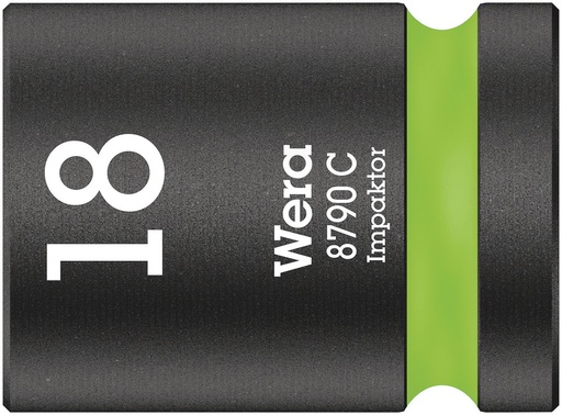 [WER_05004575001] Wera 05004575001 8790 C Impaktor Socket With 1/2" Dr, 18 X 38 mm