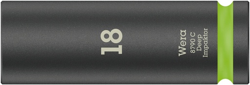 [WER_05004835001] Wera 05004835001 8790 C Impaktor Deep Socket With 1/2" Dr, 18 X 83 mm