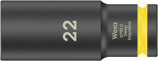 [WER_05004838001] Wera 05004838001 8790 C Impaktor Deep Socket With 1/2" Dr, 22 X 83 mm