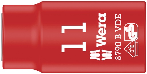 [WER_05004955001] Wera 05004955001 8790 B VDE Zyklop 3/8" Socket, Insulated, 11 X 46 mm