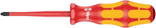 [WER_05006460001] Wera 05006460001 165 IS PZ VDE Insulated Screwdriver With Reduced Blade Diameter For Pozidriv Screws, PZ 1 X 80 mm