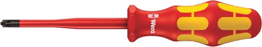 [WER_05006466001] Wera 05006466001 165 IS PZ/S VDE Insulated Screwdriver With Reduced Blade Diameter For PlusMinus Screws (Pozidriv/Slotted), # 2 X 100 mm