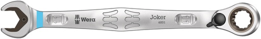 [WER_05020066001] Wera 05020066001 6001 Joker Switch Ratcheting Combination Wrenches, With Switch Lever, 11 X 165 mm