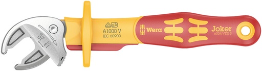 [WER_05020151001] Wera 05020151001 6004 Joker VDE S VDE-Insulated, Self-Setting Spanner, 10-13 X 7/16-1/2" X 155 mm