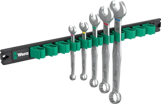 [WER_05020234001] Wera 05020234001 9641 Magnetic Rail 6003 Joker 2 Ring Spanner Set, 5 Pc