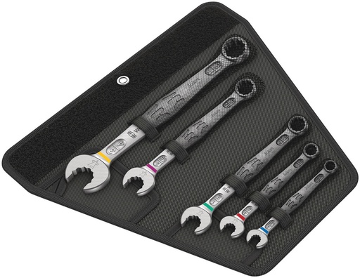 [WER_05020240001] Wera 05020240001 6003 Joker 5 SAE Set 1 Combination Wrench Set, SAE, 5 Pc