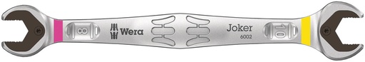 [WER_05020259001] Wera 05020259001 6002 Joker Double Open-Ended Wrenches, 8 X 10 X 141 mm