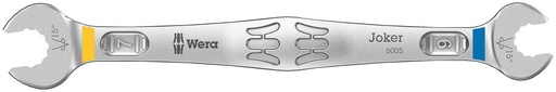 [WER_05020310001] Wera 05020310001 6005 Joker Double Open-Ended Wrenches, 6 X 7 X 111.8 mm