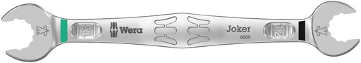 [WER_05020313001] Wera 05020313001 6005 Joker Double Open-Ended Wrenches, 12 X 13 X 166 mm