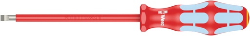 [WER_05022732001] Wera 05022732001 3160 I VDE Insulated Screwdriver For Slotted Screws, Stainless, 1 X 5.5 X 125 mm