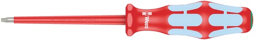 [WER_05022760001] Wera 05022760001 3167 I VDE-Insulated TORX® Screwdriver, Stainless Steel, TX 8 X 80 mm