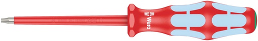 [WER_05022761001] Wera 05022761001 3167 I VDE-Insulated TORX® Screwdriver, Stainless Steel, TX 9 X 80 mm