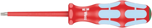 [WER_05022763001] Wera 05022763001 3167 I VDE-Insulated TORX® Screwdriver, Stainless Steel, TX 15 X 80 mm