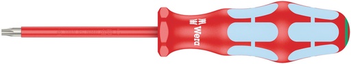 [WER_05022764001] Wera 05022764001 3167 I VDE-Insulated TORX® Screwdriver, Stainless Steel, TX 20 X 80 mm