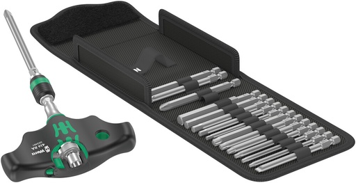 [WER_05023471001] Wera 05023471001 Kraftform Kompakt 400 RA Set 1, 17 Pc