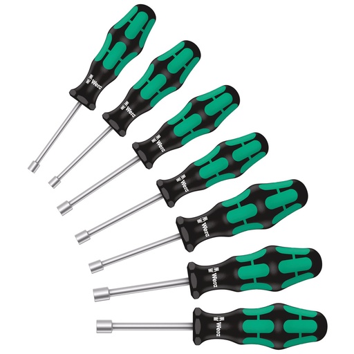 [WER_05029510001] Wera 05029510001 395 HO/7 SM Nut Driver Set, 7 Pc