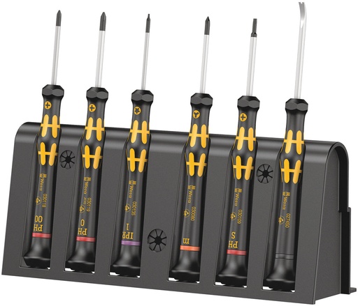 [WER_05030182001] Wera 05030182001 Kraftform Micro 6 ESD Smartphone Repair Kit 1, 6 Pc