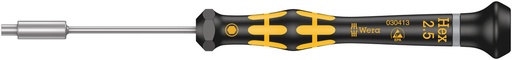 [WER_05030413001] Wera 05030413001 1569 ESD Nut Driver Kraftform Micro, 2.5 X 60 mm