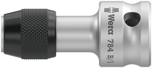 [WER_05042755001] Wera 05042755001 784 B 3/8" Adaptor With Quick-Release Chuck, 784 B/1 X 1/4" X 43 mm