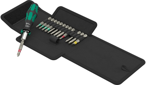 [WER_05051065001] Wera 05051065001 Kraftform Kompakt 838 RA S SAE Set 1, 14 Pc