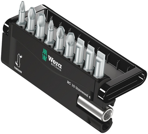 [WER_05056159001] Wera 05056159001 Bit-Check 10 Universal 4, 10 Pc
