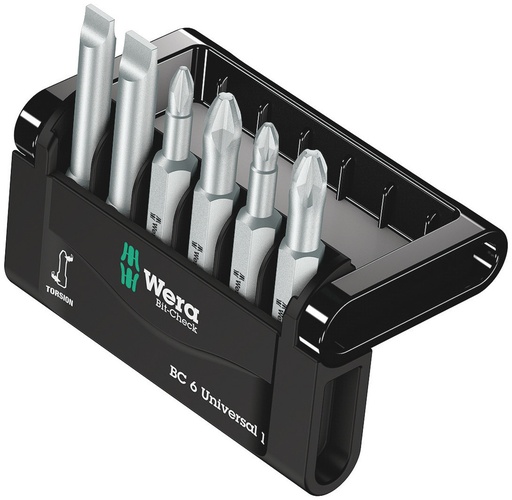 [WER_05056474001] Wera 05056474001 Bit-Check 6 Universal 1, 6 Pc