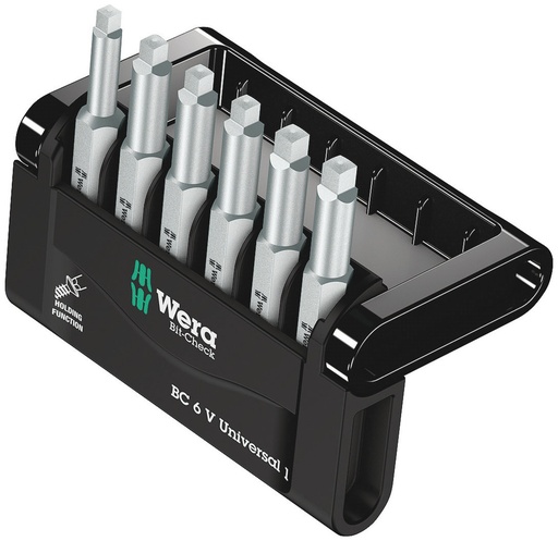 [WER_05056478001] Wera 05056478001 Bit-Check 6 V Universal 1, 6 Pc
