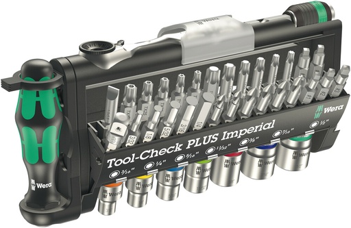 [WER_05056491001] Wera 05056491001 * Tool-Check Plus SAE, 39 Pc, Discontinued - Replaced by 05049060001