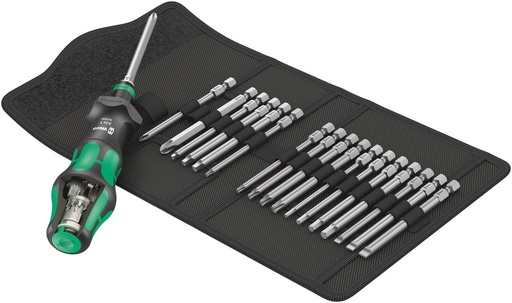 [WER_05057483001] Wera 05057483001 Kraftform Kompakt Turbo SAE 1, 19 Pc