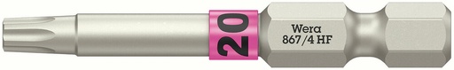 [WER_05060508001] Wera 05060508001 867/4 TORX® HF Bits w/Holding Function, TX 20 X 50 mm
